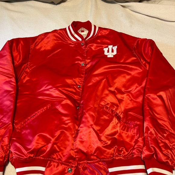 Indiana Hoosiers satin bomber jacket. - Picture 11 of 12